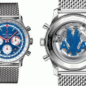 breitling and american airlines team up for a limited edition pilots chronograph