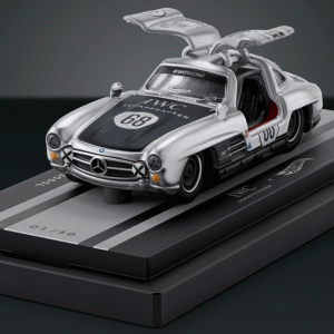 iwc and hot wheels team up for a limited edition tribute to the 1955 mercedes benz gullwing