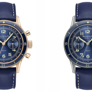 blancpain dives into the blue with two new flyback chronographs