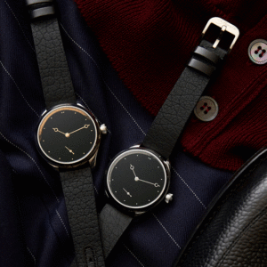 h moser cie and the armoury team up for a minimalist watch with a vantablack dial