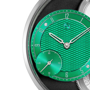armin stroms new gravity equal force watch comes with a bonkers jungle green dial