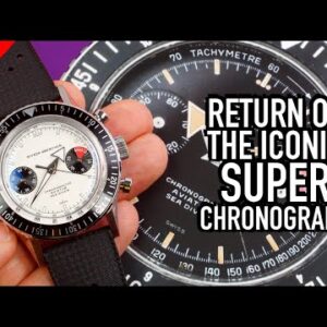 The Most Underrated & Iconic "Do It All" 38mm Chronograph: The Nivada Grenchen Chronomaster Watch