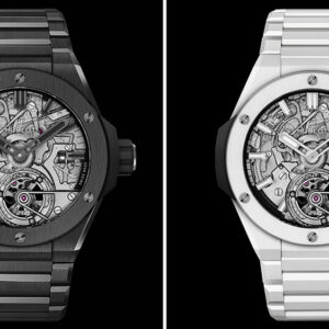 hublot just unveiled the watch worlds first fully ceramic tourbillion minute repeater