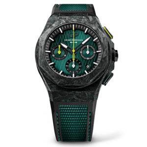 girard perregaux and aston martins latest watch is made with upcycled carbon from f1 racecars