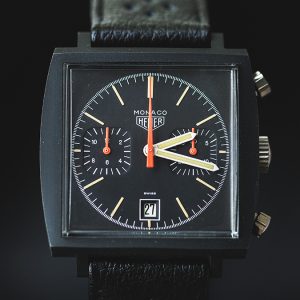 tag heuer just revived its coveted 1974 dark lord chronograph