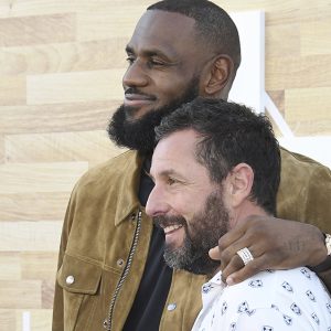 lebron jamess gold and brown patek philippe aquanaut travel time dazzles at the hustle premiere