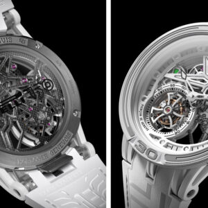 roger dubuis and pirelli team up for a tourbillon watch with a bezel you can change like a tire