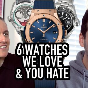 Our Guilty Pleasures - 6 Watches We Love That Most Hate - Hublot, Invicta, Rolex Homages & More