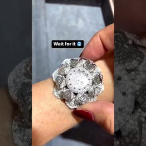 This Diamond Flower Is Secretly A Watch #shorts