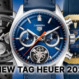 NEW TAG Heuer 2023 Watches REVEALED! Carrera Chronograph, Plasma Diamant, Aquaracer Gold