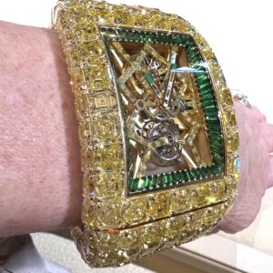 hands on with the jacob co s 20 million billionaire timeless treasure yellow diamond watch