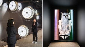 breguet set up an artsy lounge at frieze new york and you can buy watches there too