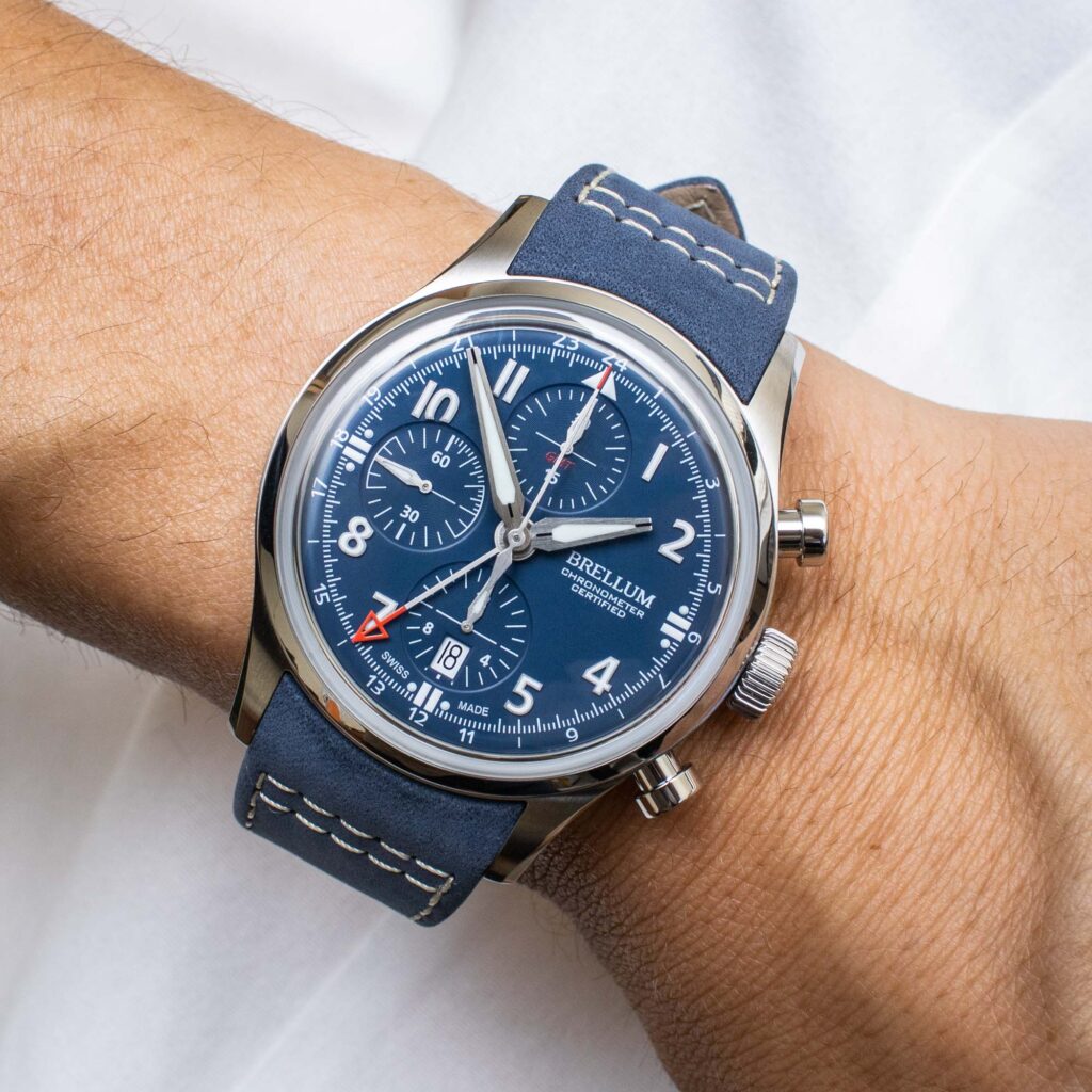 Brellum Pilot LE.2 GMT Chronometer: A Limited Edition Watch with Unique Blue Colorway Introduction