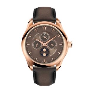 carl f bucherer unveils manero peripheral perpetual calendar in gold with colors