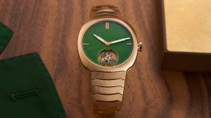 moser just dropped a new limited edition tourbillon with an incredible jade dial