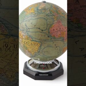 This Globe Is A Clock!