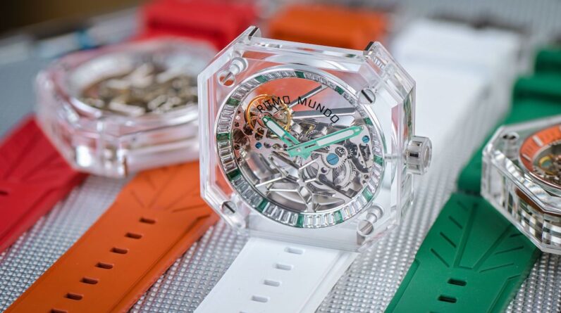 ritmo mundo introduces the first glass watch