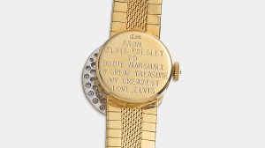 elvis presley gave this vintage gold baume mercier watch to dodie marshall now its heading to auction