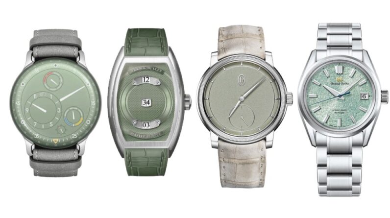 sage advice pale green is shaping up to be 2024s coolest watch dial color